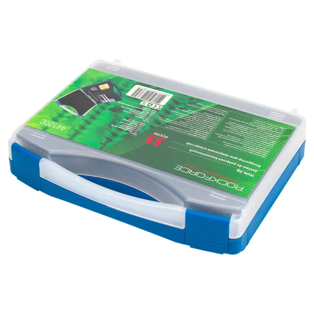 Кондуктор для сверления отверстий, набор 35пр. RockForce RF-44120C