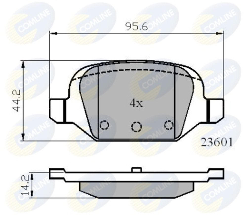COMLINE - CBP01026-CML - Brake Pad Set, disc brake