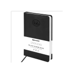 Ежедневник А-5 2026 BRAUBERG Favorite, под кожу, черный, 117037