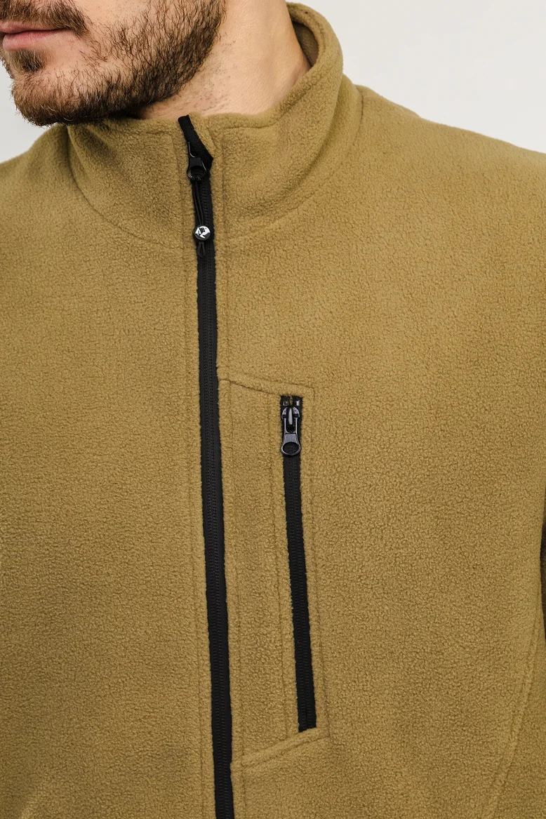 Кофта "НОХО" флисовая мужская, цвет "Болотные угодья"