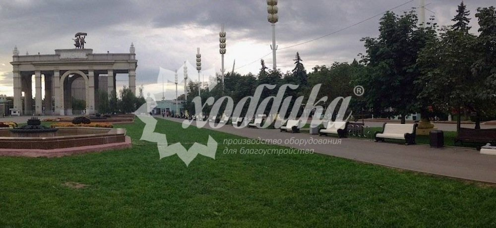 Скамейка чугунная «ВДНХ»