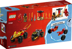 Конструктор LEGO Ninjago 71789 Кай и Рас: Битва на машине и мотоцикле