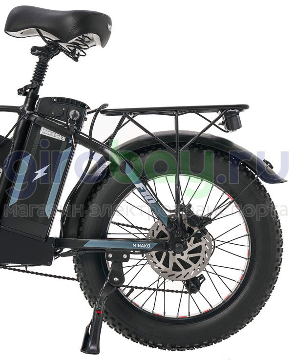 Электровелосипед Minako F10 Pro (48V/20Ah) - Серый обод