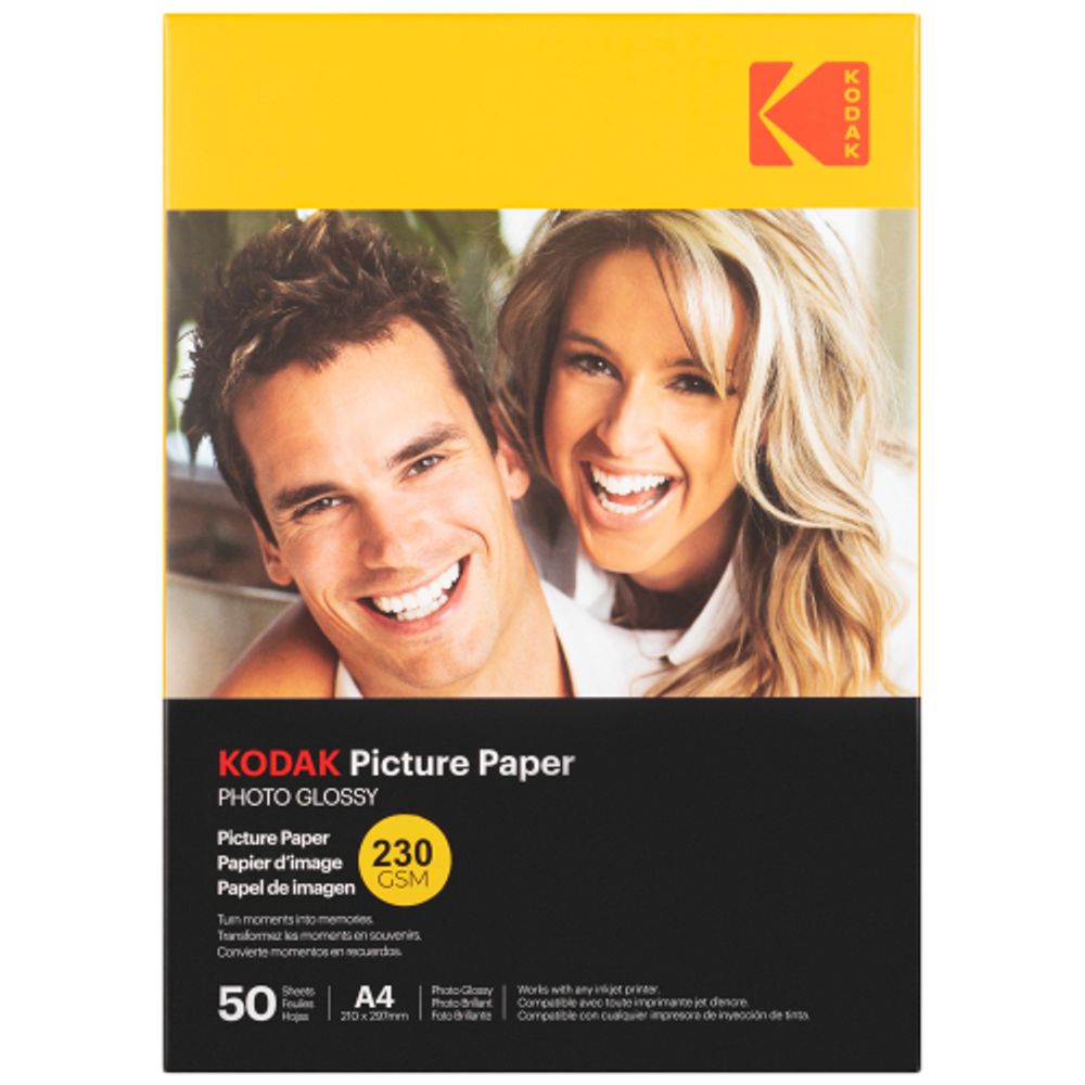 Фотобумага Kodak 230A420 для струйной печати A4 230 GCM Glossy 50 листов | Kodak