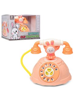 Игрушка Телефон Зайка (A422-18Y), цвет розовый