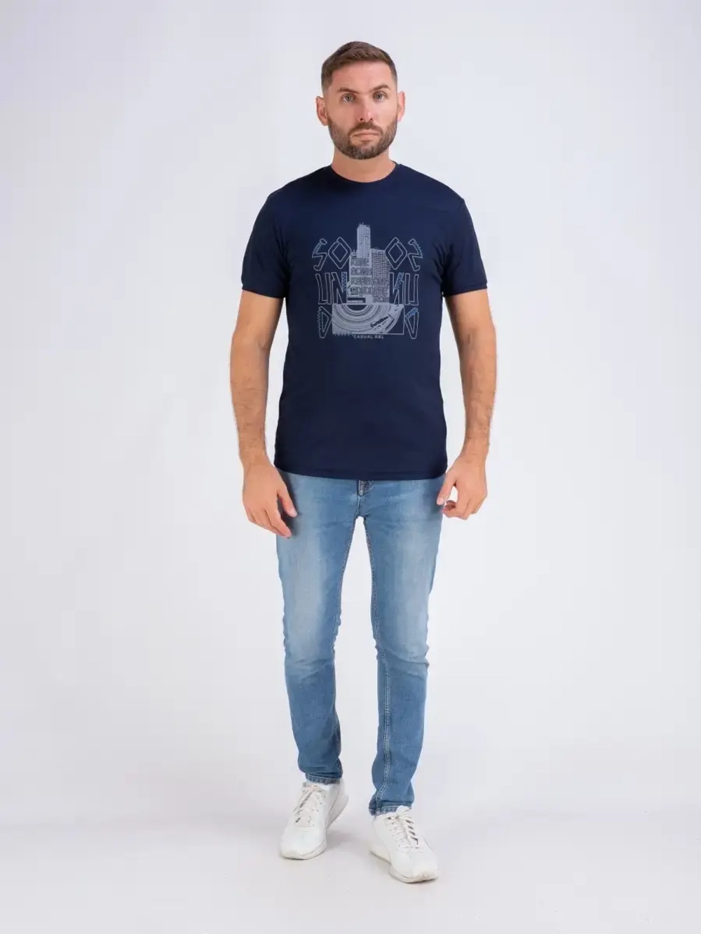 Футболка мужская однотонная Турция