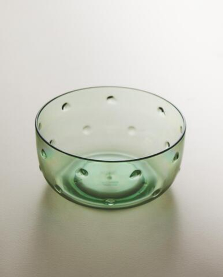 Zara Home миска из пластика, цвет зелёный, 13.6 см
