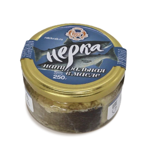 Нерка натуральная в масле, 250г