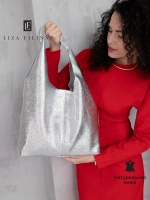 Сумка через плечо шоппер натуральная кожа