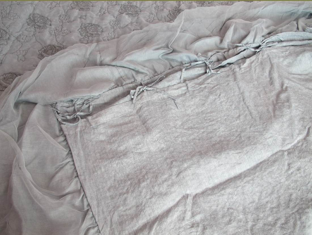 Покрывало 270х270 Arte Pura AP2.984-417 Respiro Old серо-темно-голубой