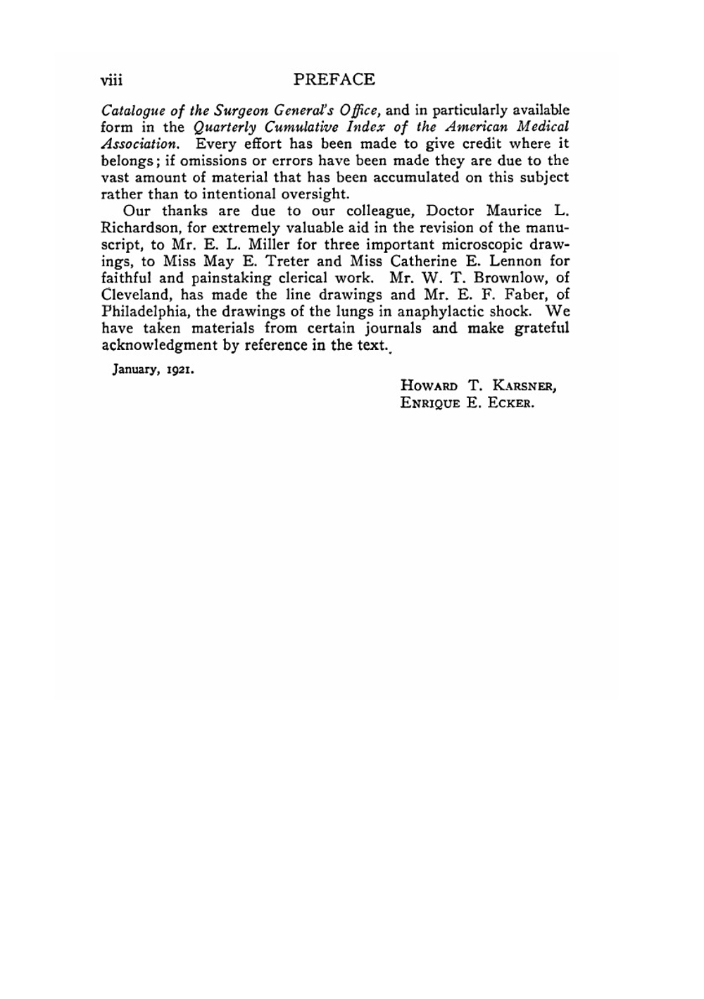 The Principles of Immunology | Howard T. Karsner; Enrique E. Ecker