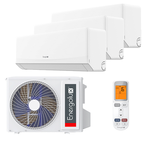 Мультисплит система на 3 комнаты Energolux ESAS09M6_WF_AR2_DC x 3 / ESAM27M2_AR2_DC3