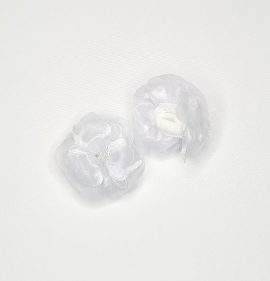 Школьный бант для волос на резинке, с бусинками, 2 шт.