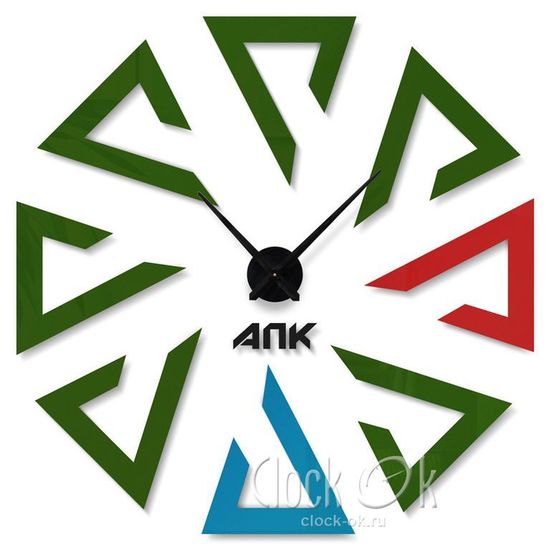 Настенные 3D часы "НПО АПК"