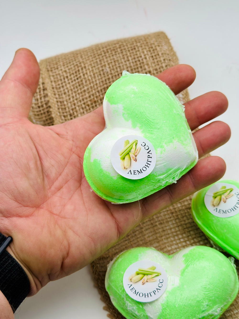 Бомба-сердце (XL) «Лемонграсс»