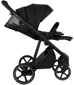 Детская коляска Roan Sol Vintage Leather 2.0 3 в 1 с автокреслом Pituso Santiso Pro Black SL/10/L Black/Black/руч.Черный