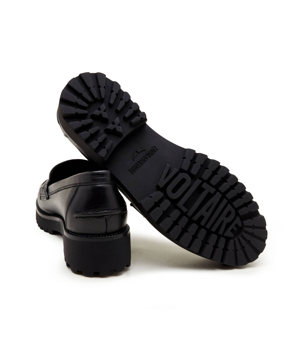Кожаные мокасины Zadig&Voltaire - черный(SWCT00834)