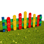 Забор уличный из экопластика 3, секция 1490х600 мм