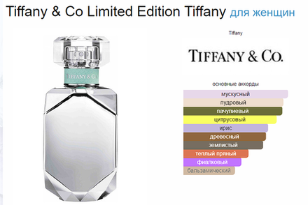 Tiffany & Co TIFFANY & CO LIMITED EDITION 100ml (duty free парфюмерия)