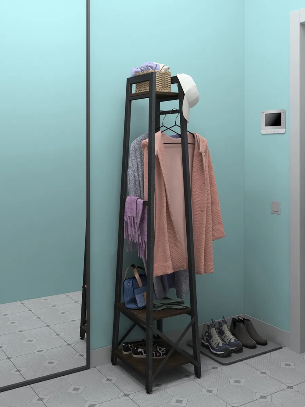 Вешалка напольная для одежды MAST loft