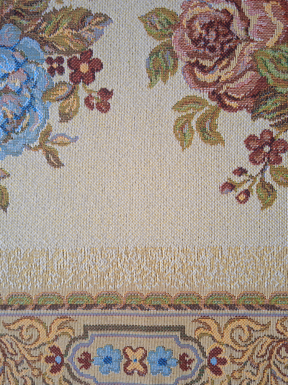 Декоративная гобеленовая салфетка Букет двойной 50х80