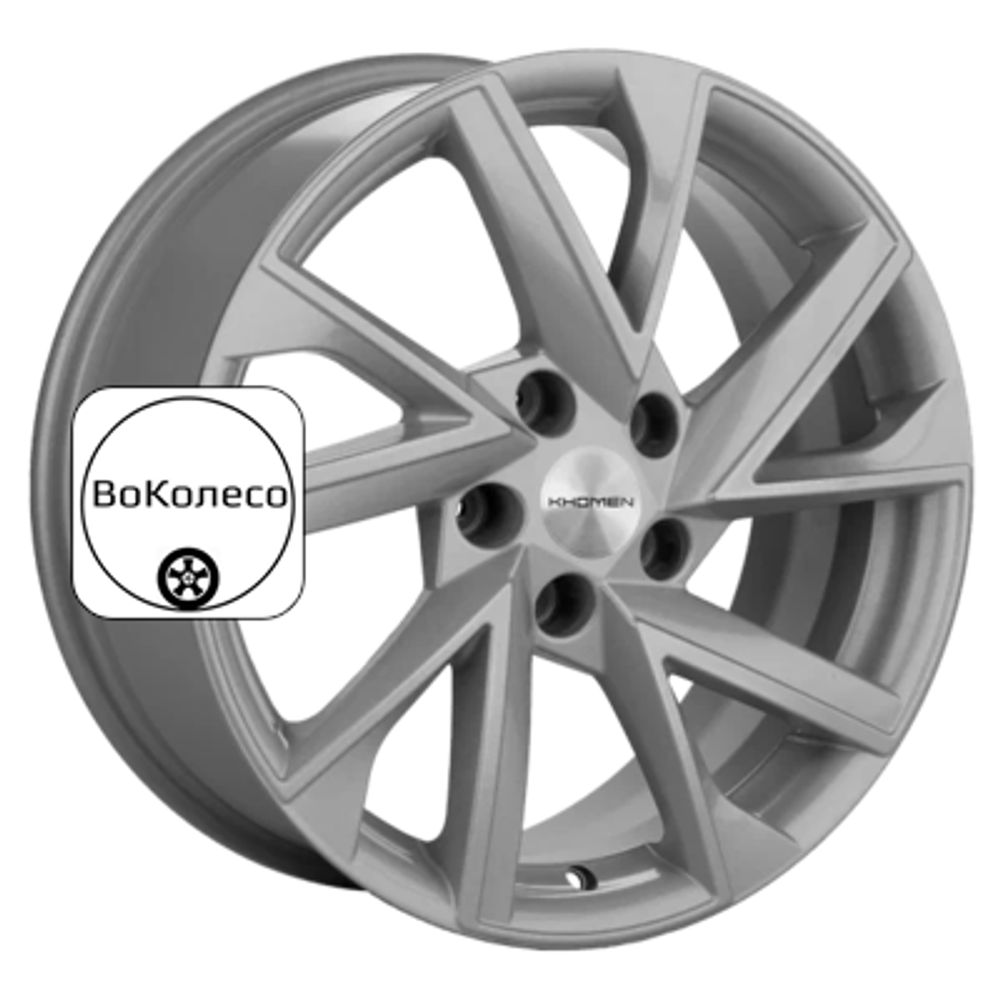 7x17/5x110 ET46 D63,3 KHW1714 (Changan CS35 Plus) F-Silver Khomen Wheels