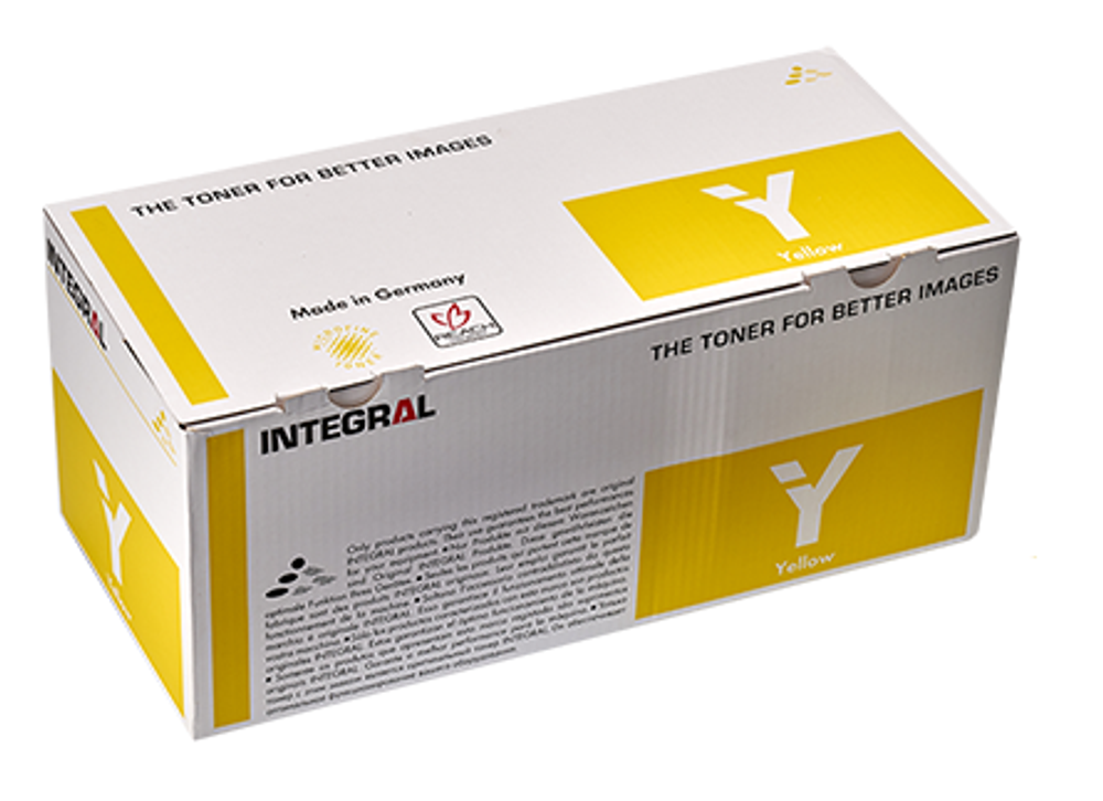 Тонер-картридж  Integral TK-590Y Chip