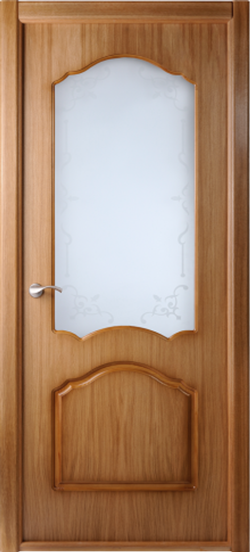 Дверь Каролина L / Цвет Дуб / Мателюкс белый / Двери Belwooddoors
