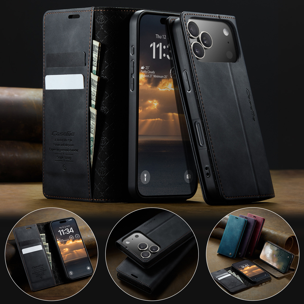 Чехол-книжка CaseMe RFiD iPhone 17 Pro