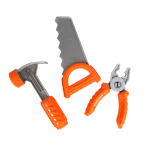 Набор инструментов с конструктором, 47элементов, чемодан (Нордпласт)