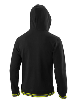 Куртка теннисная Wilson Chi Script PO Hoody-Slimfit M - black