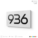 Номер на дверь 936, табличка на дверь для офиса, квартиры, кабинета, аудитории, склада, белая 120х70 мм, Айдентика Технолоджи