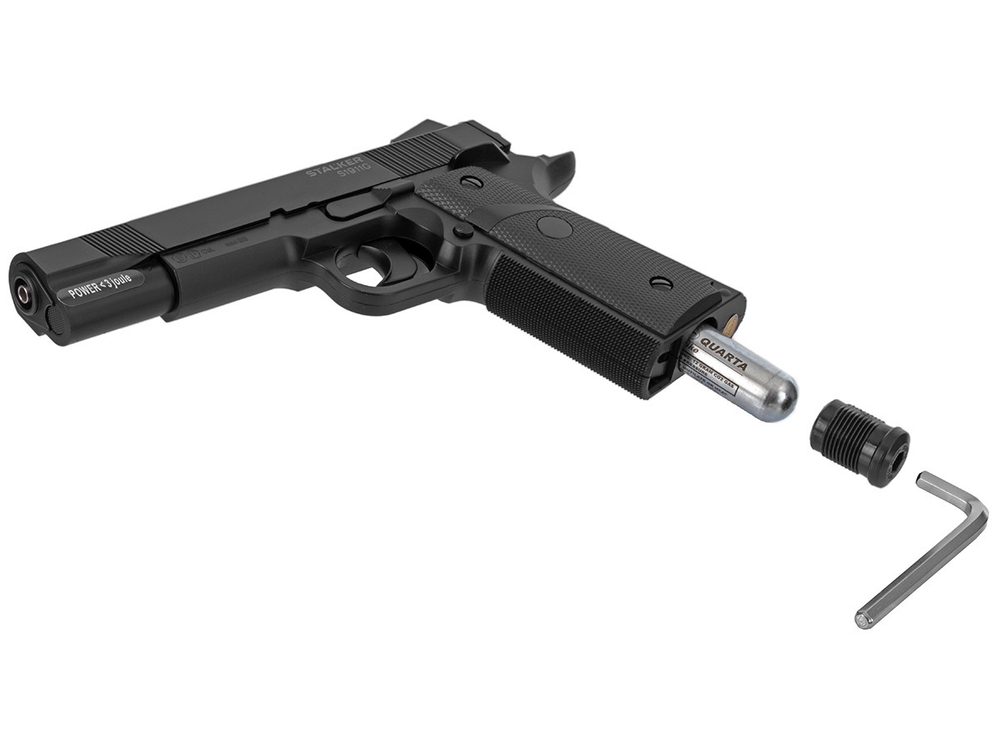 Пистолет пневматический Stalker S1911G (Colt 1911) к.4,5мм (ST-12051G)