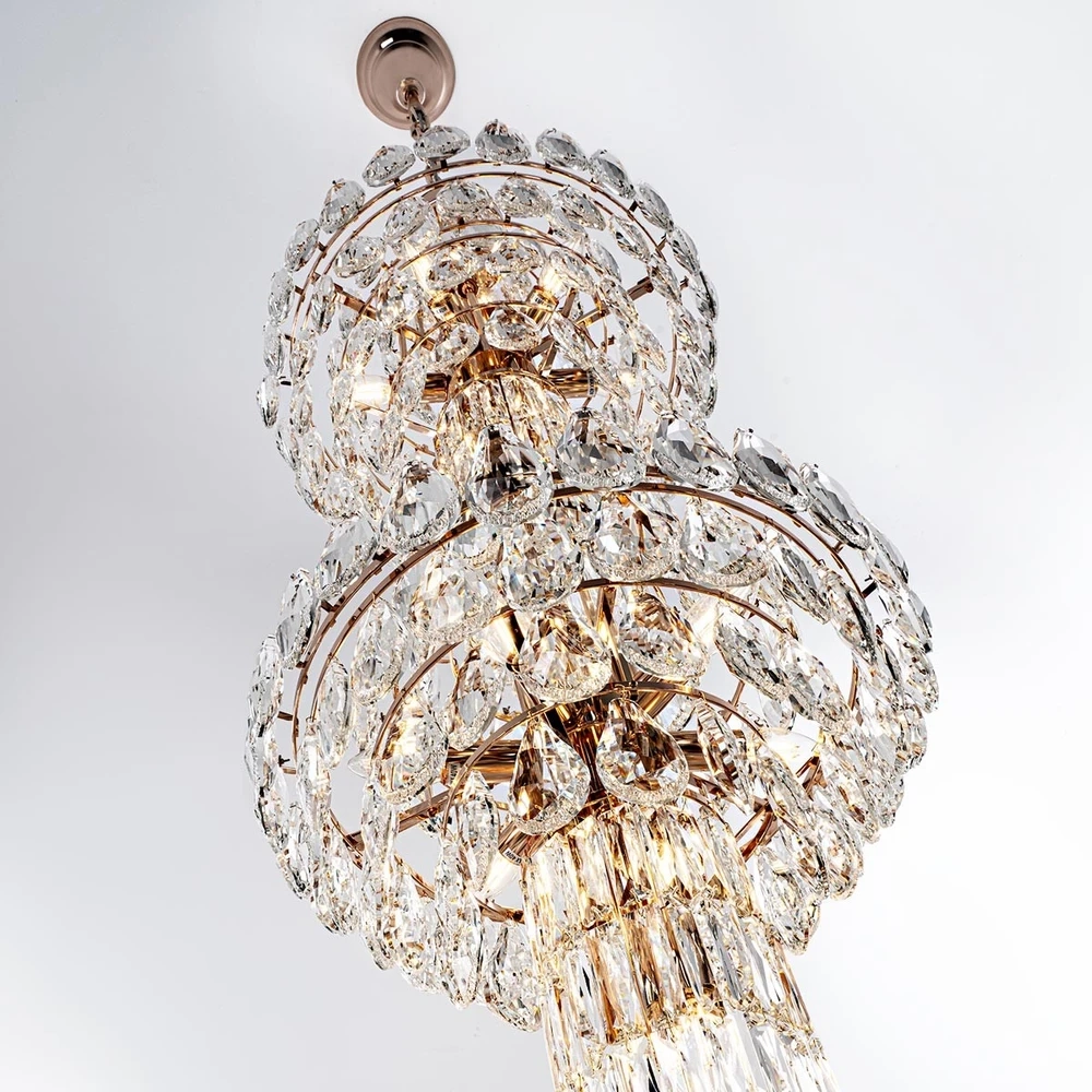 Каскадная люстра Modelux ML.8861.39P GD