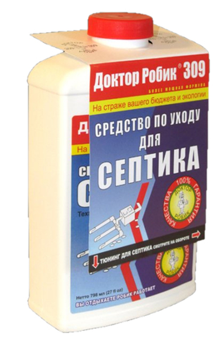 Биопрепарат Доктор Робик 798мл №309 для септиков
