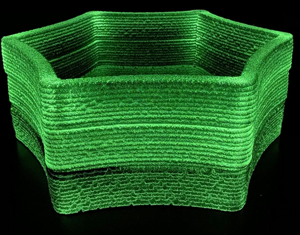 Аэрозольная краска AcidColors AeroGlow светящаяся фосфоресцентная (люминесцентная), акриловая, матовое покрытие, полупрозрачная с голубым свечением