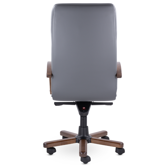 Кресло К-10 Верона В дерево D8 (темный орех) МБ S-0422 (темно-серый)