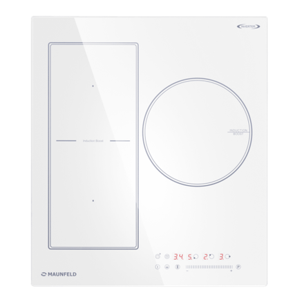 Встраиваемая индукционная варочная панель Maunfeld CVI453SBWH Inverter
