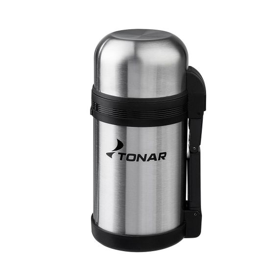 Термос TONAR 1000ML HS.TM-010  (дополн.пласт.чашка, скл.ручка, ремень)