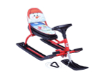 Снегокат SNOWKAT 130 "Comfort Снеговик' со складной спинкой (Красный)