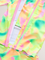 Купальник раздельный и резинка для волос в комплекте для девочки Next AB7-006, Салатовый, Розовый