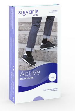 Гольфы мужские Sigvaris James, 2 класс компрессии, закрытый мысок