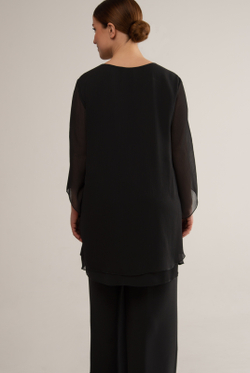 Туника 4696А, черный #295Че204696А