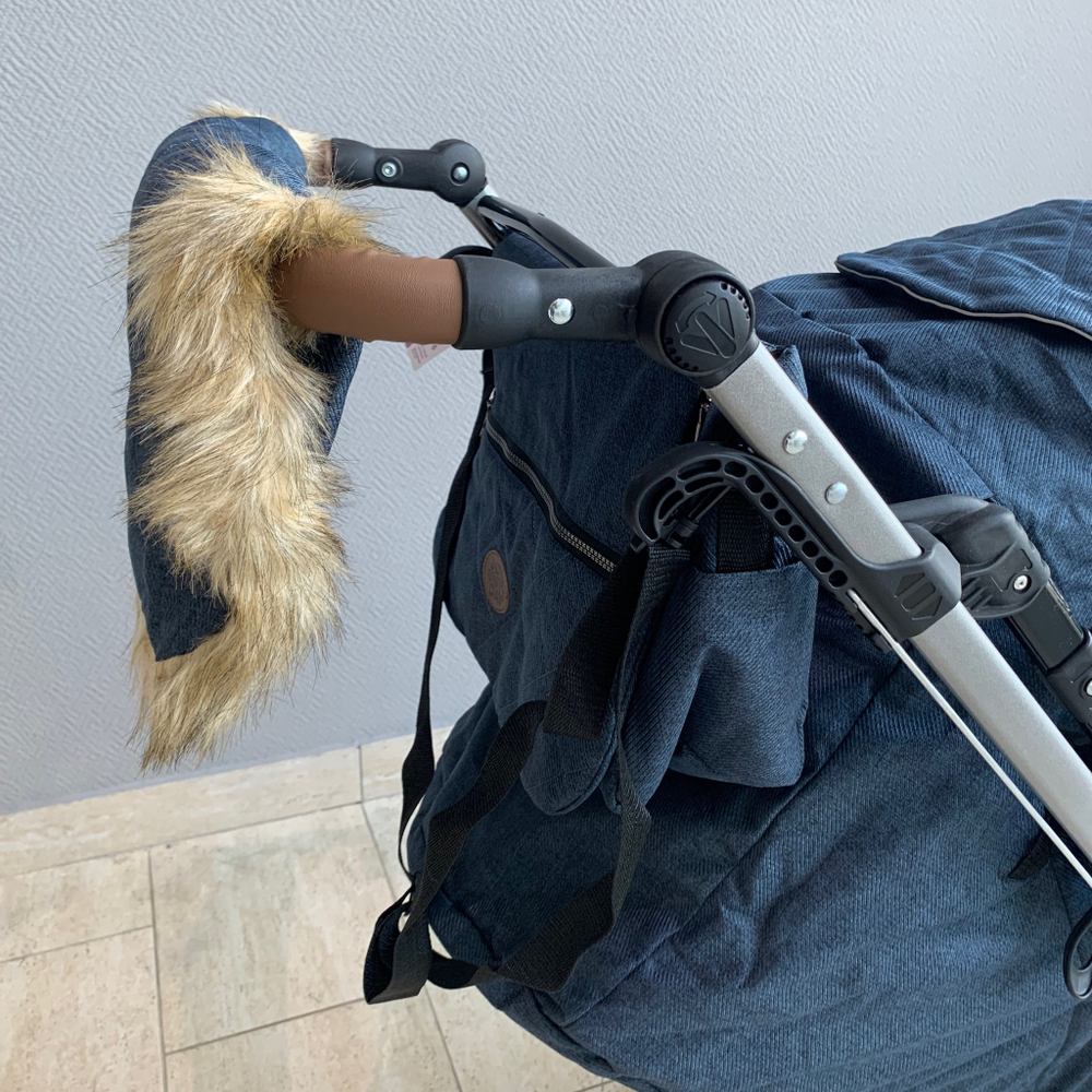 Санки - коляска JOY EVERY DAY синий NIKA арт. J1/2