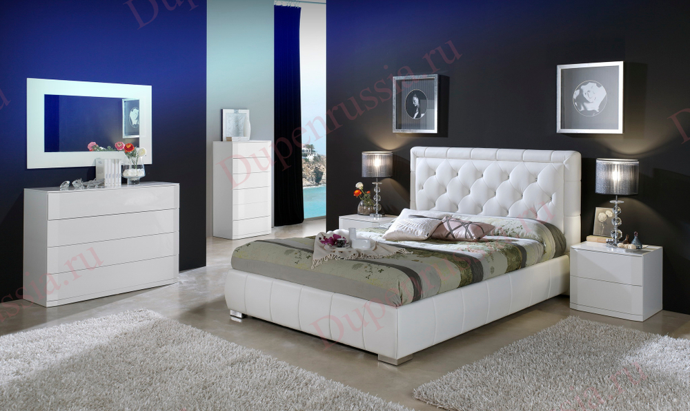 Комод вертикальный DUPEN S-102 белый