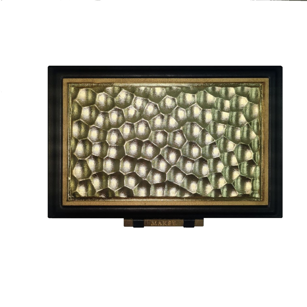 Шкатулка прямоугольная «Turtle». Цвет черный