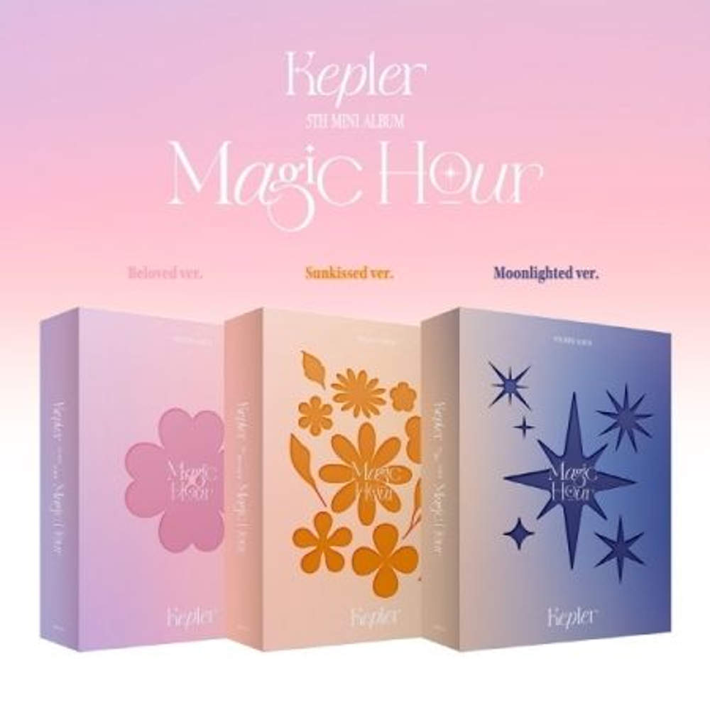 Альбом KEP1ER - MAGIC HOUR 5th Mini Album 3 Version SET