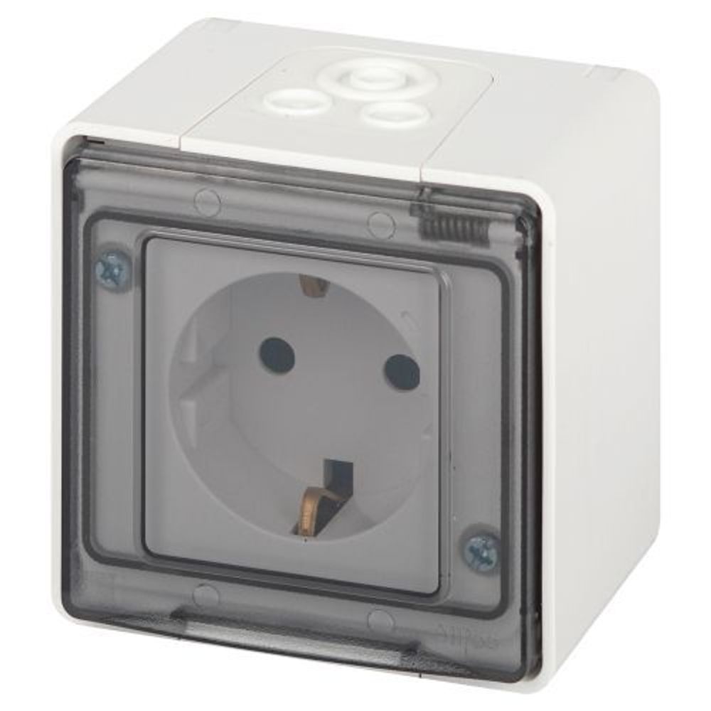 Розетка Эксперт 11-2501-01 2P+E IP55 16А-250В ОУ бел. Эра Б0063294 Розетка Эксперт 11-2501-01 2P+E IP55 16А-250В ОУ бел. Эра Б0063294