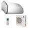 Мультисплит система на 4 комнаты Gree GWH09AGCXB-K6DNA4F/I (silver) x 4 / GWHD(36)NK6OO (LCLH)
