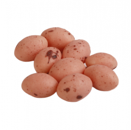 Драже рисовое Яйца (пудровые матовые в крапинку), 50 гр